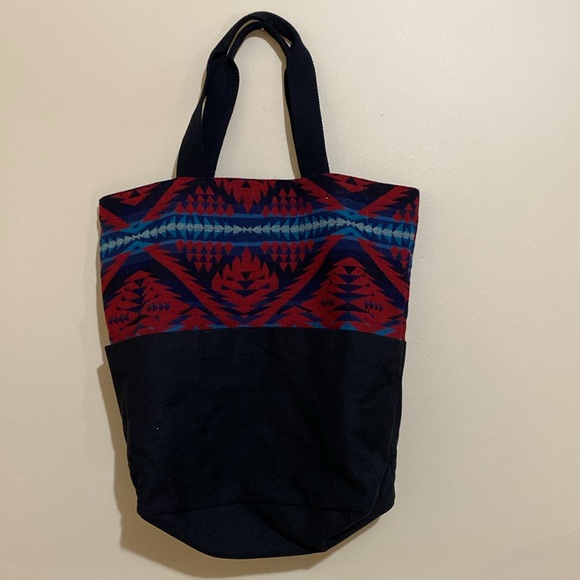 Pendleton Aztec Pattern Bag/Satchel/Tote - Picture 3 of 5